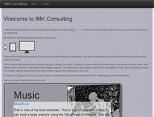 Tablet Screenshot of imkconsulting.com